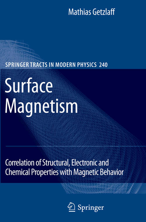 Book cover of Surface Magnetism