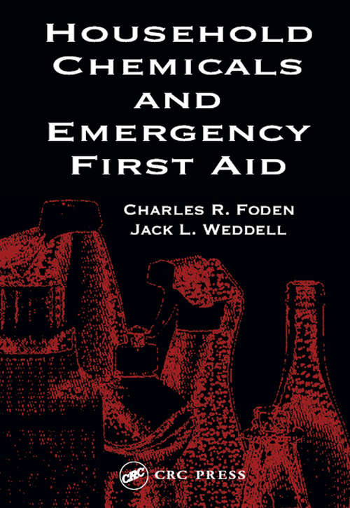 Book cover of Household Chemicals and Emergency First Aid