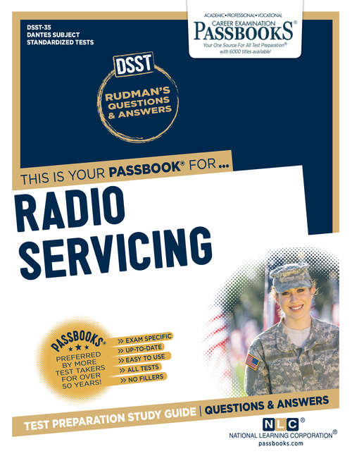 Book cover of RADIO SERVICING: Passbooks Study Guide (DANTES Subject Standardized Tests (DSST))