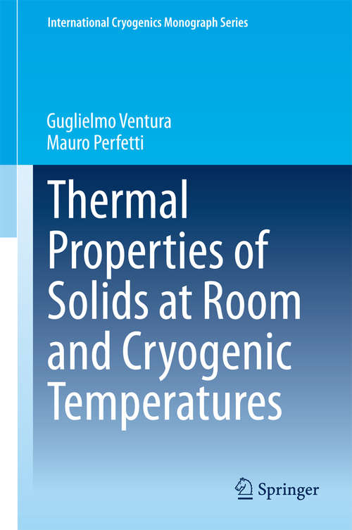 Book cover of Thermal Properties of Solids at Room and Cryogenic Temperatures