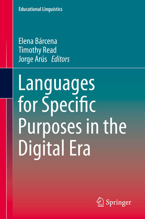 Book cover of Languages for Specific Purposes in the Digital Era