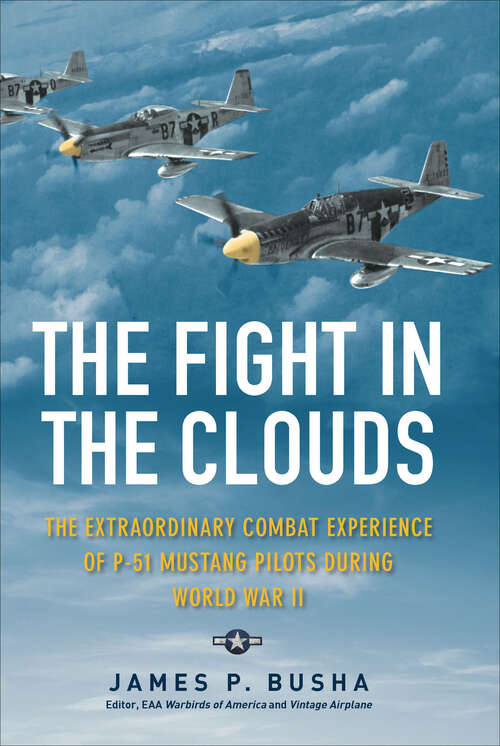 Book cover of The Fight in the Clouds: The Extraordinary Combat Experience of P-51 Mustang Pilots During World War II