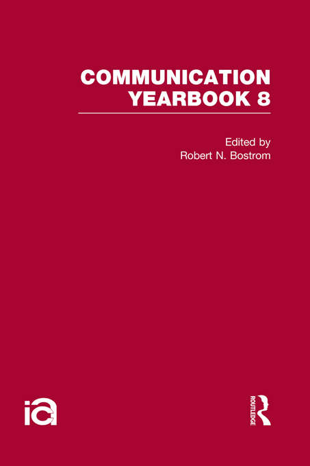 Book cover of Communication Yearbook 8