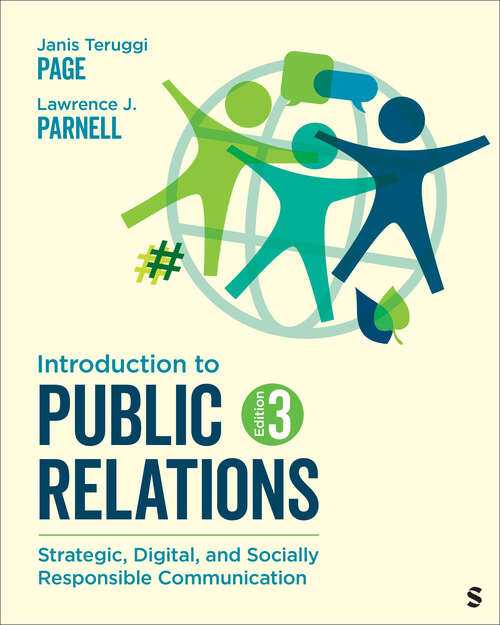 Book cover of Introduction to Public Relations: Strategic, Digital, and Socially Responsible Communication (Third Edition)