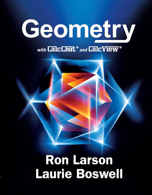 Book cover of Geometry with CalcChat® and CalcView®