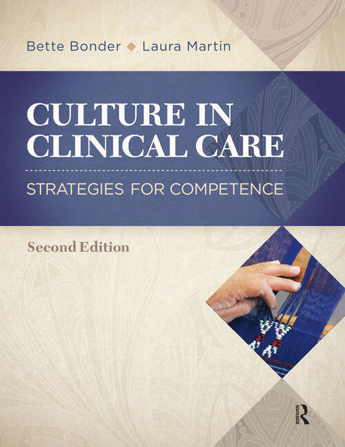 Book cover of Culture in Clinical Care: Strategies for Competence