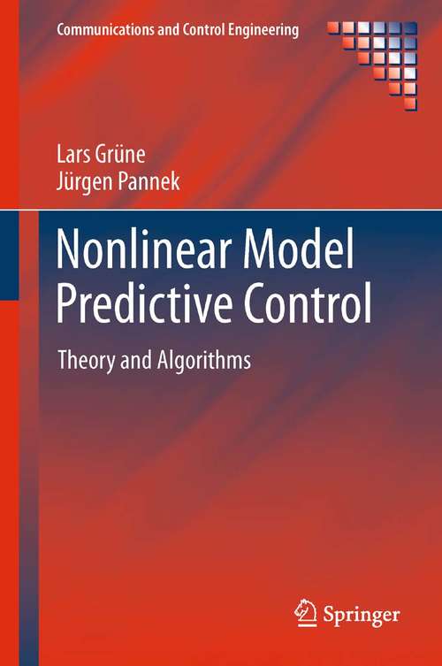 Book cover of Nonlinear Model Predictive Control