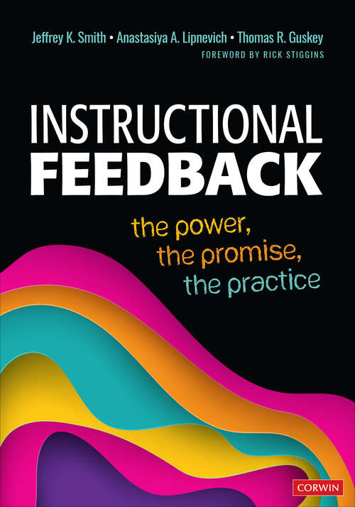 Book cover of Instructional Feedback: The Power, the Promise, the Practice