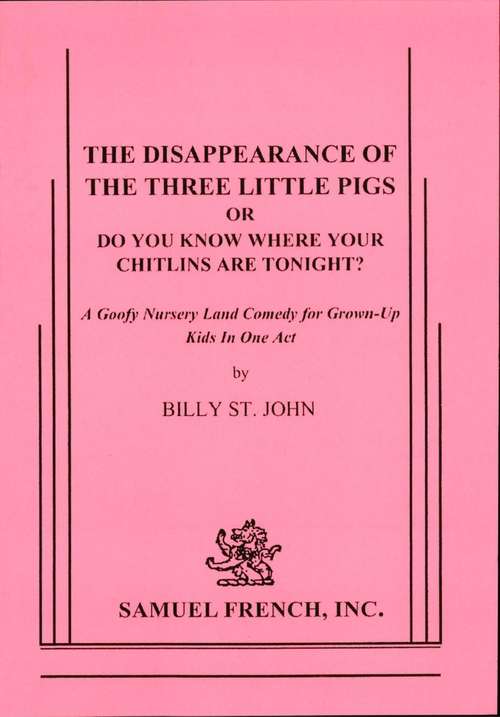 Book cover of The Disappearance of the Little Pigs