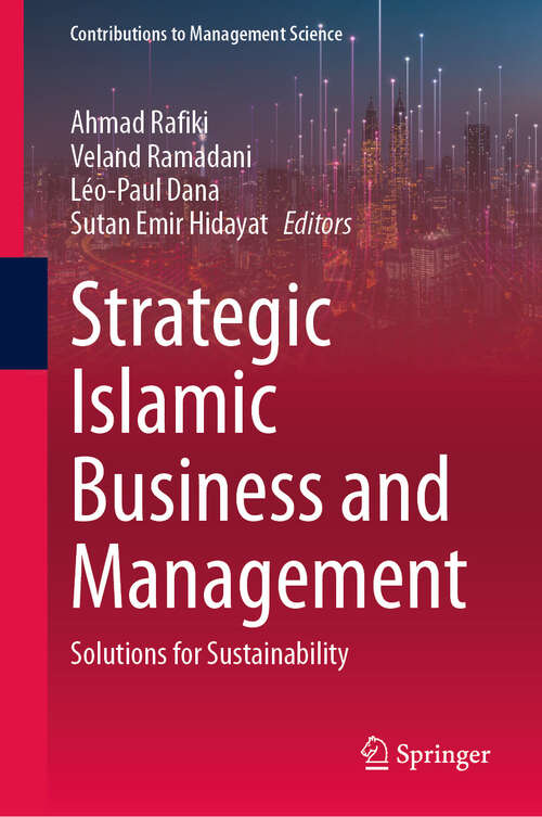 Book cover of Strategic Islamic Business and Management: Solutions for Sustainability (2024) (Contributions to Management Science)