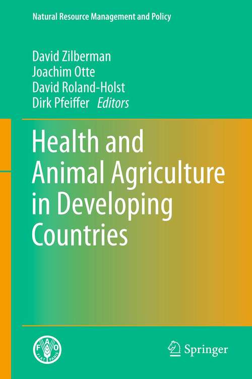 Book cover of Health and Animal Agriculture in Developing Countries