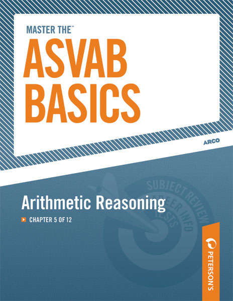 Book cover of Master the ASVAB Basics--Arithmetic Reasoning: Chapter 5 of 12