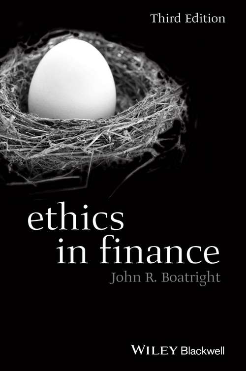 Book cover of Ethics in Finance: Critical Issues In Theory And Practice (3) (Foundations of Business Ethics #1)