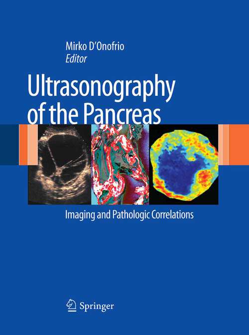 Book cover of Ultrasonography of the Pancreas