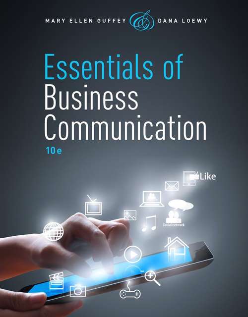 Book cover of Essentials of Business Communication