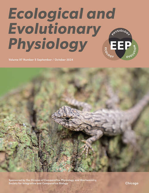 Book cover of Ecological and Evolutionary Physiology, volume 97 number 5 (September/October 2024)