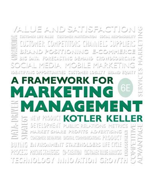 Book cover of A Framework For Marketing Management