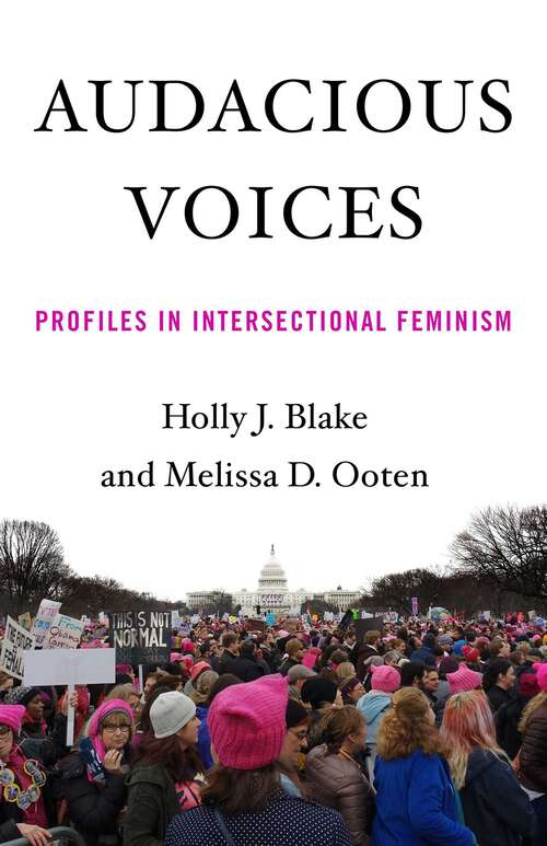 Book cover of Audacious Voices: Profiles in Intersectional Feminism