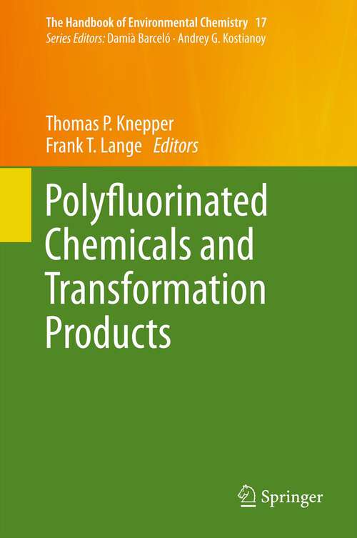 Book cover of Polyfluorinated Chemicals and Transformation Products