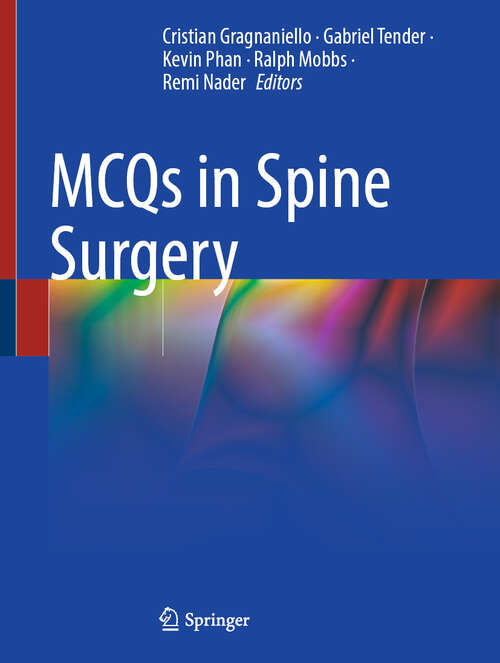 Book cover of MCQs in Spine Surgery