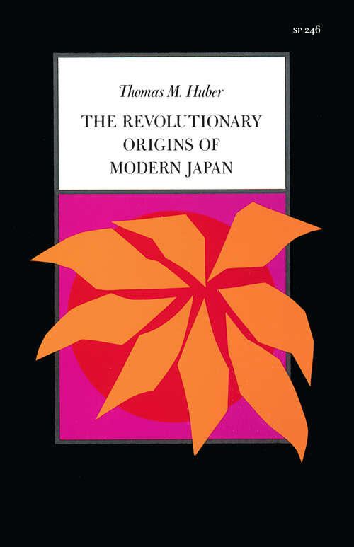 Book cover of The Revolutionary Origins of Modern Japan (1)