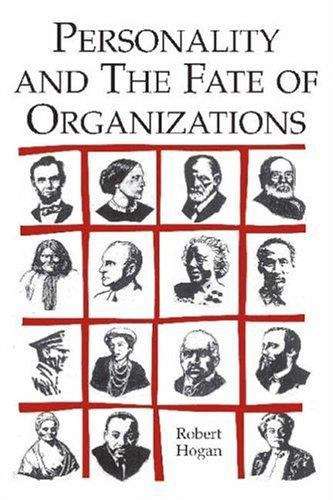 Book cover of Personality and the Fate of Organizations