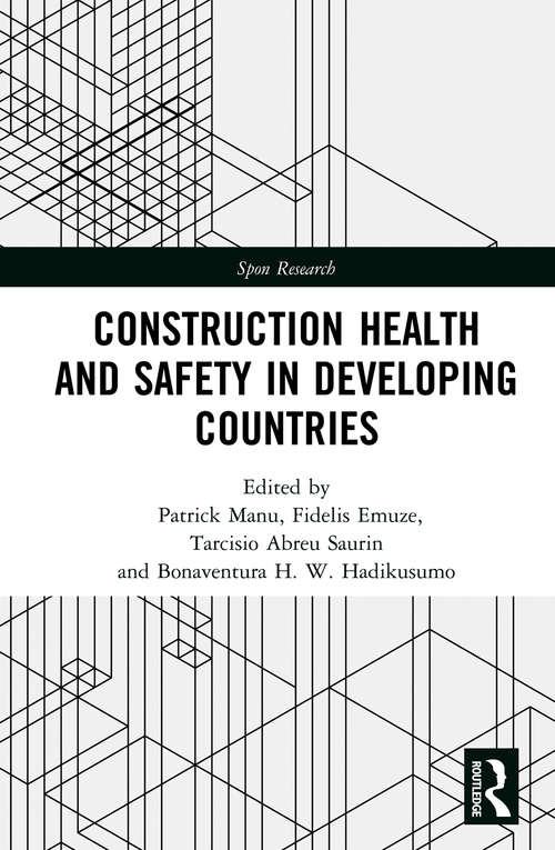 Book cover of Construction Health and Safety in Developing Countries (Spon Research)