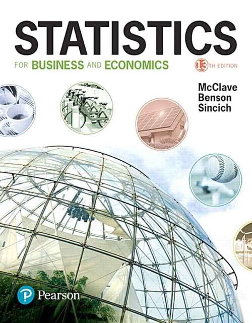 Book cover of Statistics For Business And Economics (13)