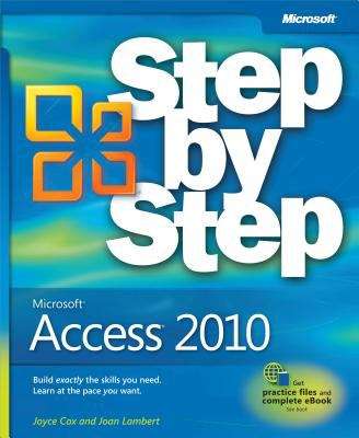 Book cover of Microsoft® Access® 2010 Step by Step