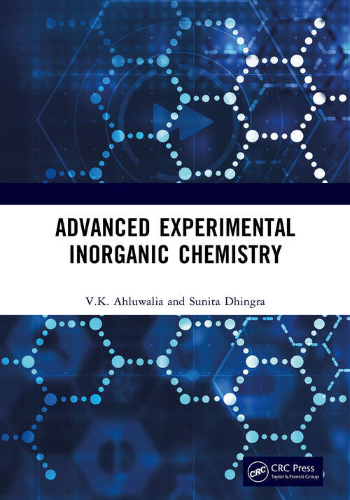 Book cover of Advanced Experimental Inorganic Chemistry