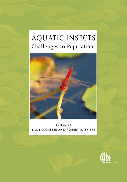 Book cover of Aquatic Insects: Proceedings of the Royal Entomological Society’s 24th Symposium