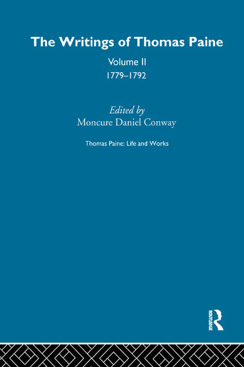 Book cover of Thomas Paine: The Standard Edition