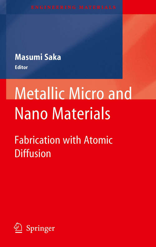 Book cover of Metallic Micro and Nano Materials