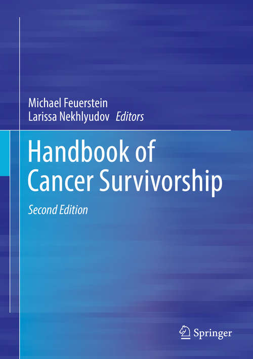 Book cover of Handbook of Cancer Survivorship (2nd ed. 2018)