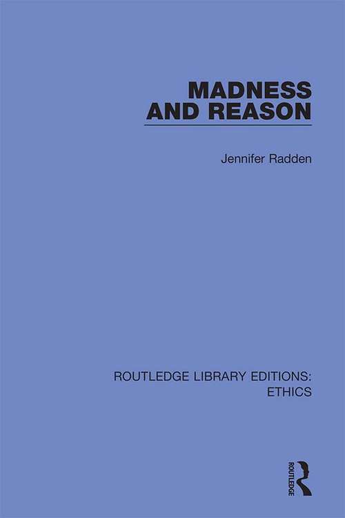 Book cover of Madness and Reason