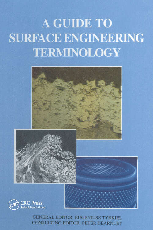 Book cover of A Guide to Surface Engineering Terminology