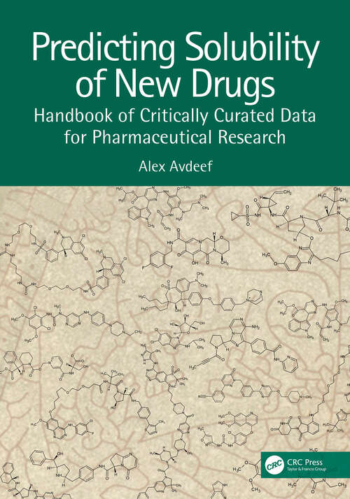Book cover of Predicting Solubility of New Drugs: Handbook of Critically Curated Data for Pharmaceutical Research
