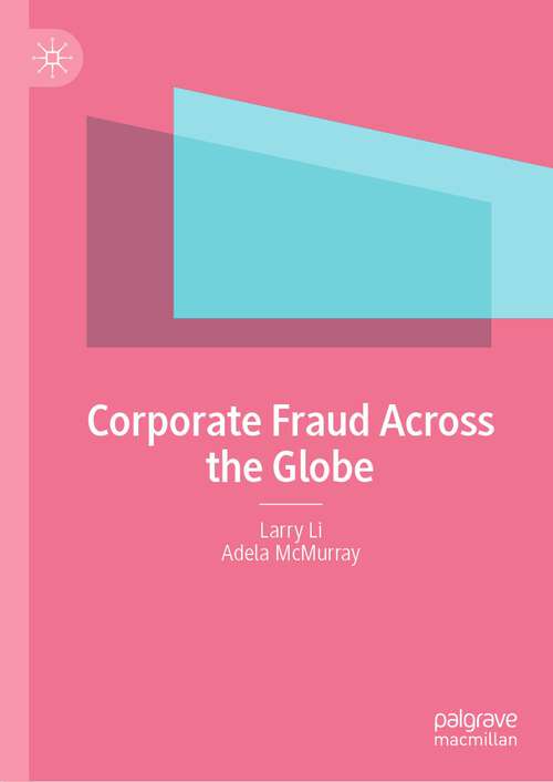 Book cover of Corporate Fraud Across the Globe (1st ed. 2022)