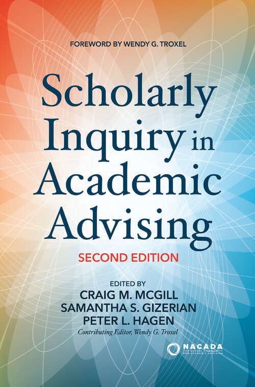 Book cover of Scholarly Inquiry in Academic Advising (2)