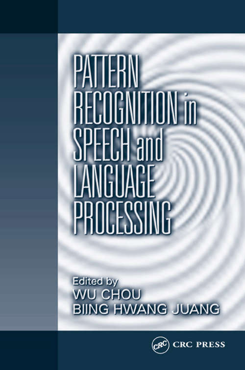 Book cover of Pattern Recognition in Speech and Language Processing (Electrical Engineering And Applied Signal Processing Ser.)