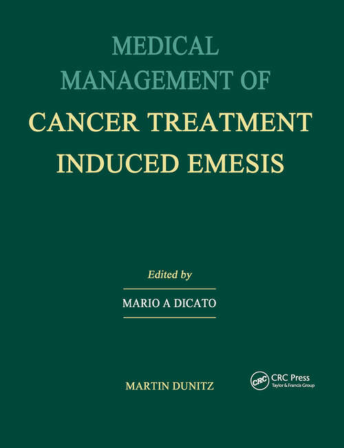 Book cover of Medical Management of Cancer-treatment Induced Emesis