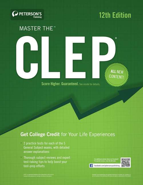 Book cover of Master the College Composition CLEP Test