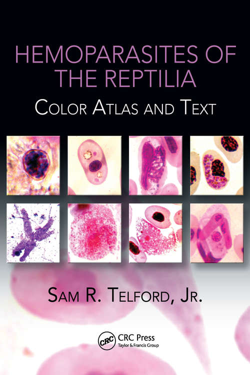 Book cover of Hemoparasites of the Reptilia: Color Atlas and Text