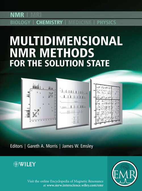 Book cover of Multidimensional NMR Methods for the Solution State