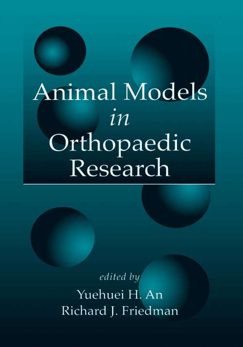 Book cover of Animal Models in Orthopaedic Research