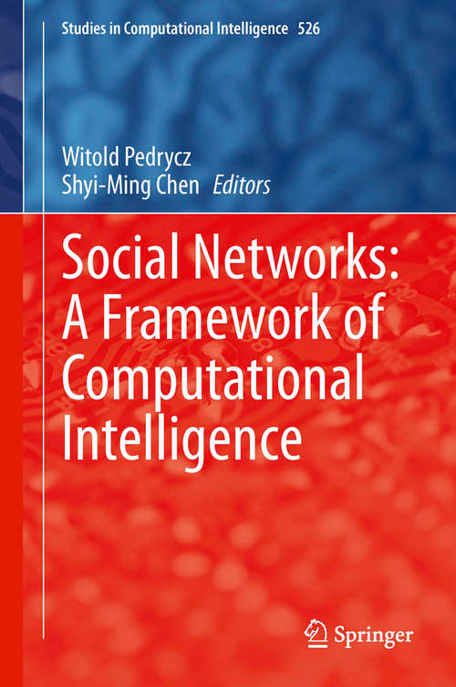 Book cover of Social Networks: A Framework of Computational Intelligence