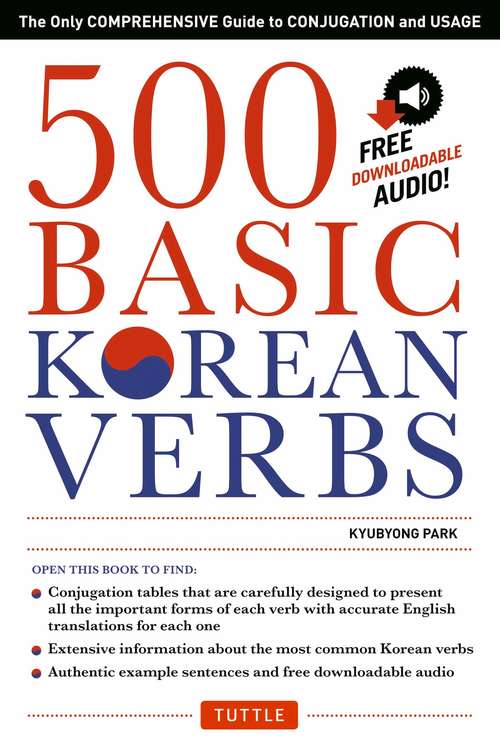 Book cover of 500 Basic Korean Verbs