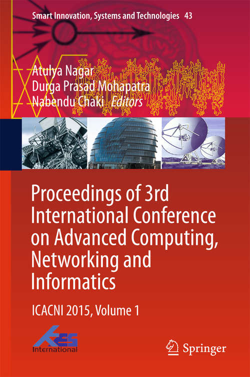 Book cover of Proceedings of 3rd International Conference on Advanced Computing, Networking and Informatics