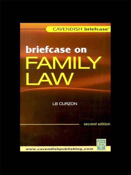 Book cover of Briefcase on Family Law (2nd Edition)