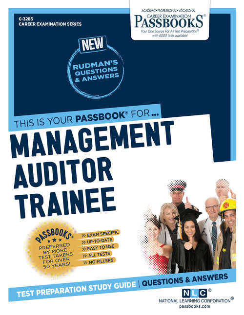 Book cover of Management Auditor Trainee: Passbooks Study Guide (Career Examination Series)